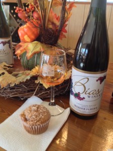 Pumpkin Apple Streusel Muffin Bias Winery Holiday Fare 2013
