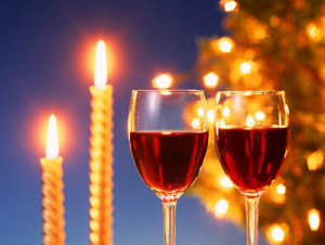 Wine Glass at Christmas