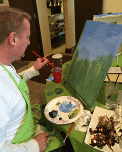 Sip and Paint at Hermannhof Winery