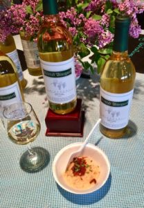 Savory Heirloom Corn Grits with Bacon Robller Winery