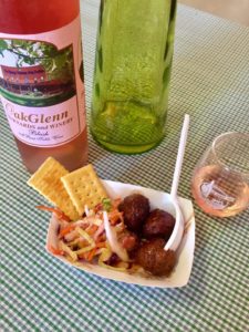 OakGlenn Winery Meatballs with Red Wine Reduction