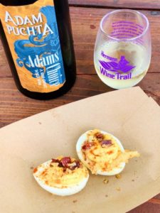 Adam Puchta Winery Spicy Candied Deviled Eggs
