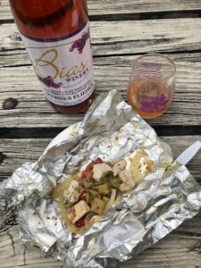Spicy Grilled Chicken with Mango Salsa Bias Winery