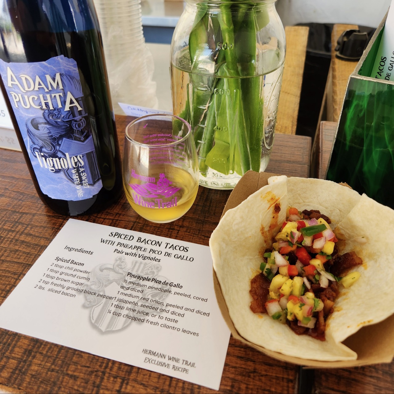Spiced Bacon Tacos with Pineapple Pico De Gallo Recipe Hermann