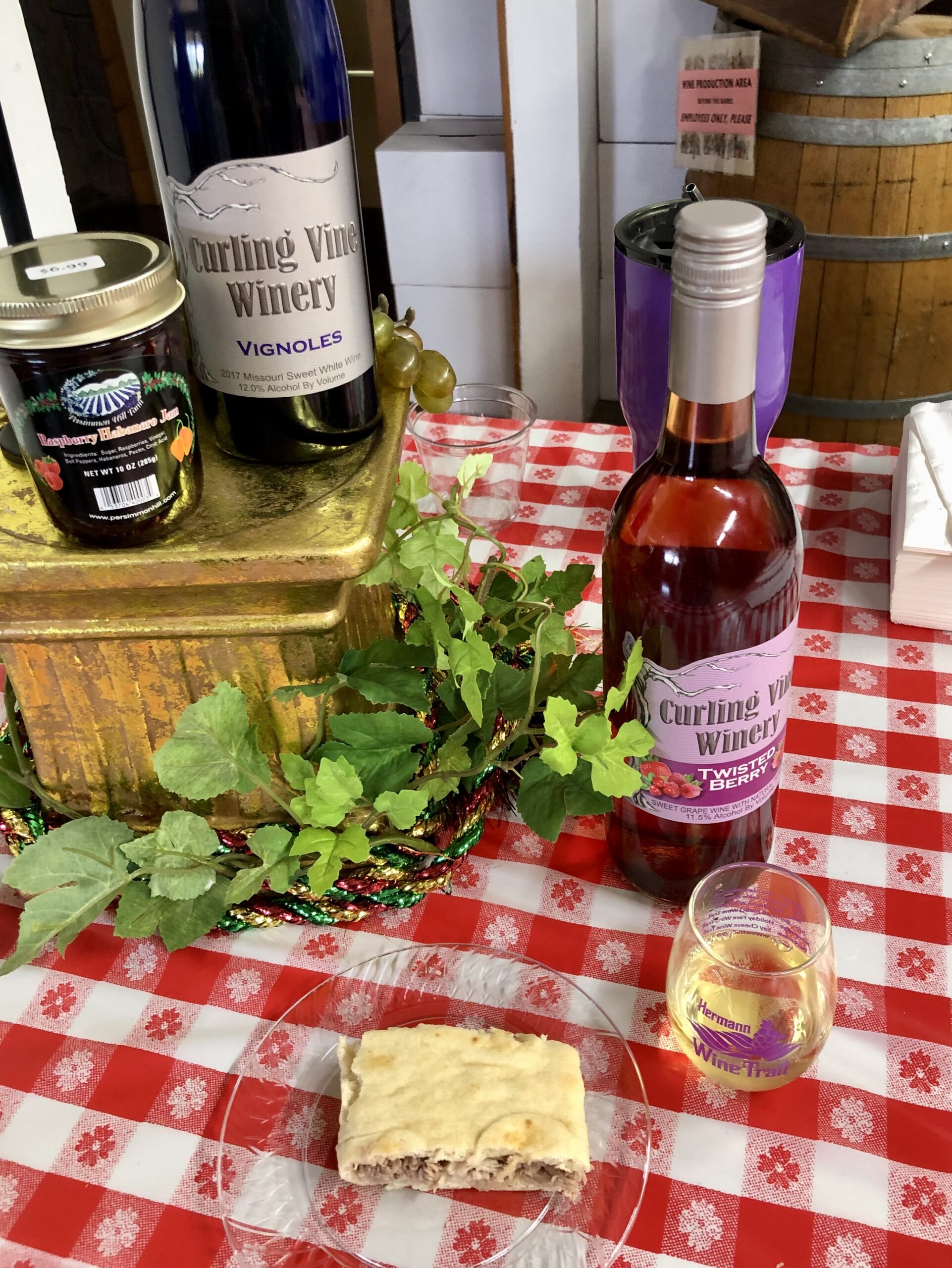 Shredded Chicken Flatbread with Raspberry Habanero Jam Recipe Hermann