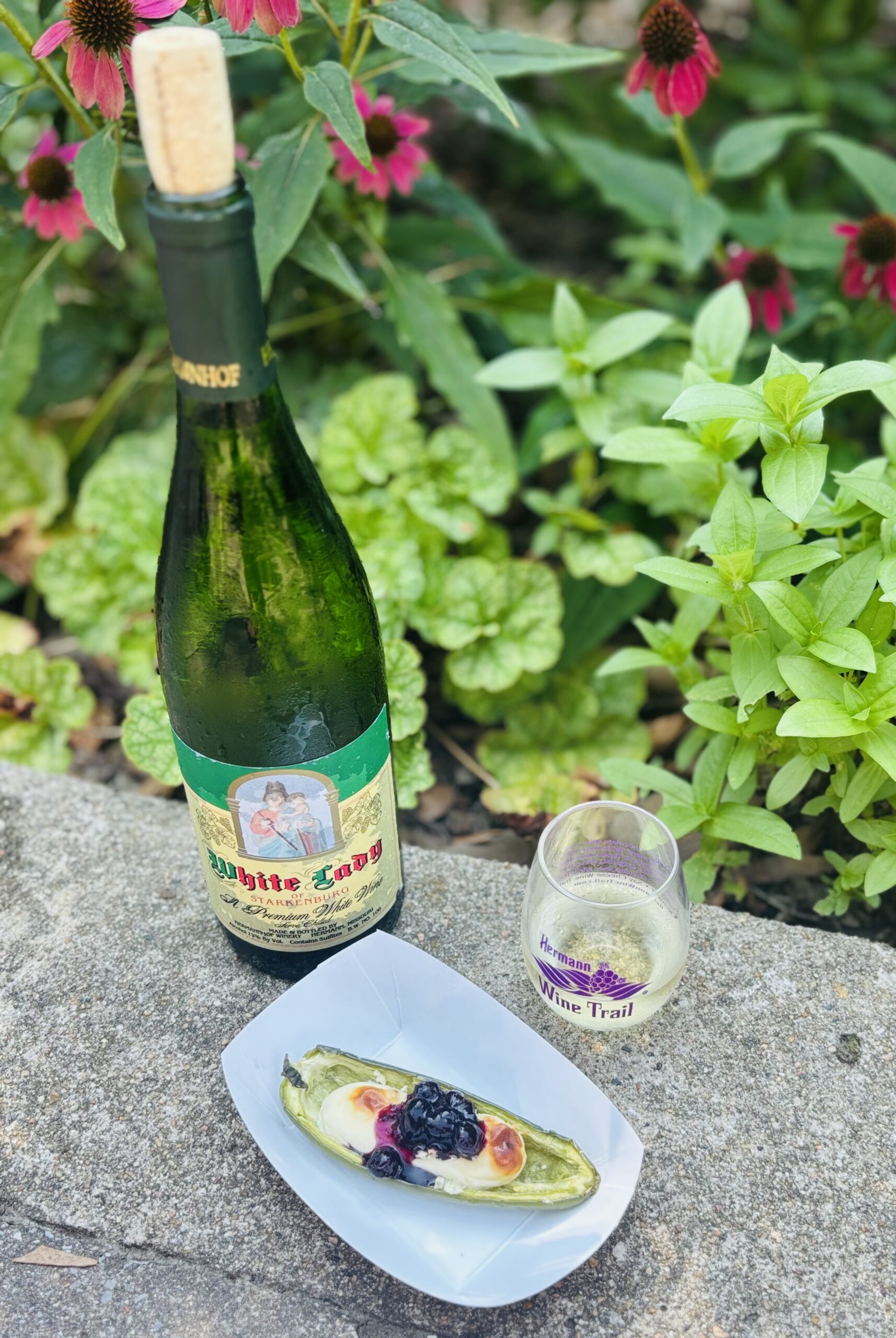 Sweet & Spicy Blueberry Brie Jalapeno Poppers Recipe - Hermann Missouri Wine Trail